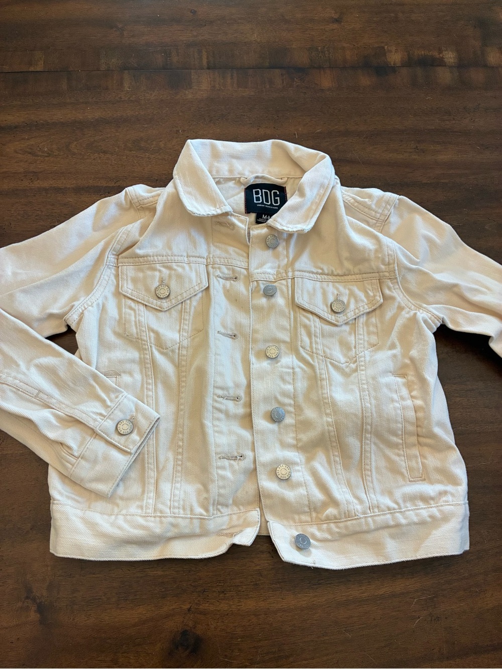 Urban Outfitters BDG Jean Jacket Women’s Medium Cream Denim